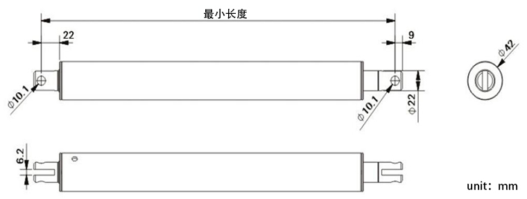 家居辦公電動推桿UG42結(jié)構(gòu)圖